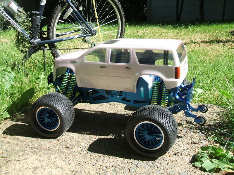 hpi nitro truck body clear